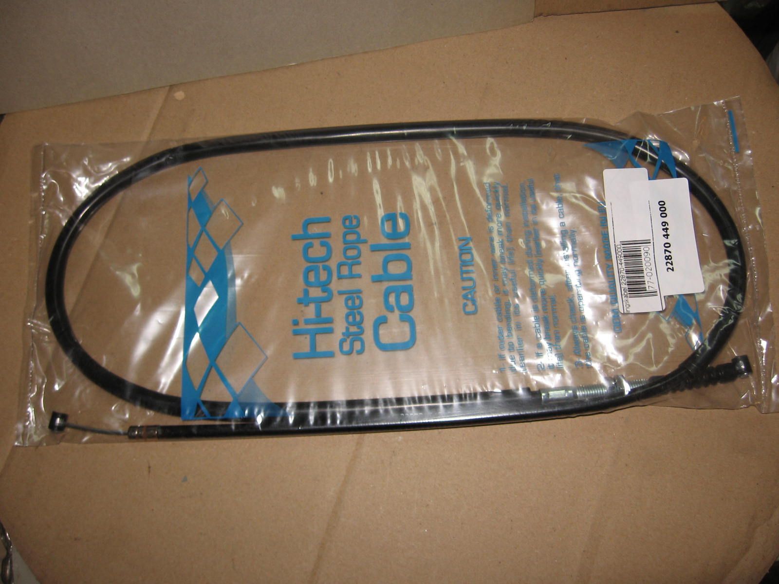 KOPPELINGSKABEL		HONDA	Cx500c 79-81,gl500 gl650 83	vervangend voor : 22870-449-000 , 22870-me2-000 , 22870-ma1-000