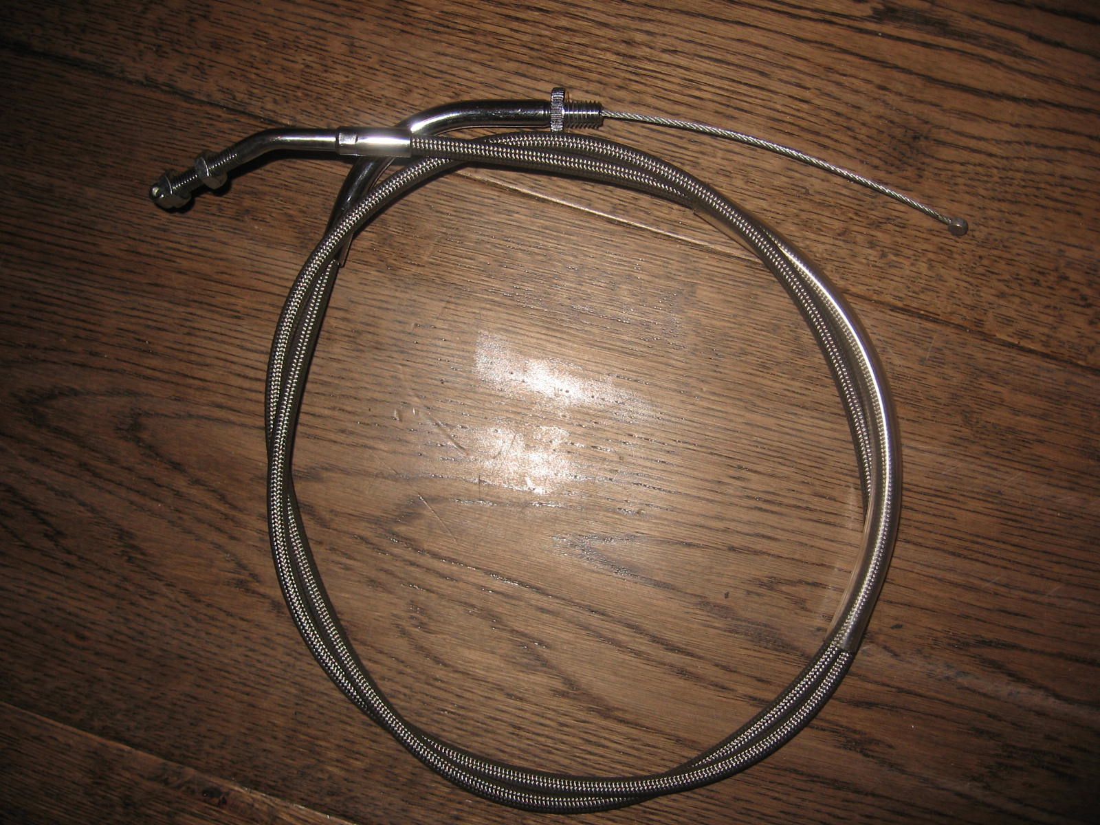 gaskabel	retour + 150mm steel braided	yamaha	xvs1600a 		20-01964 231 ,  4WM-26312