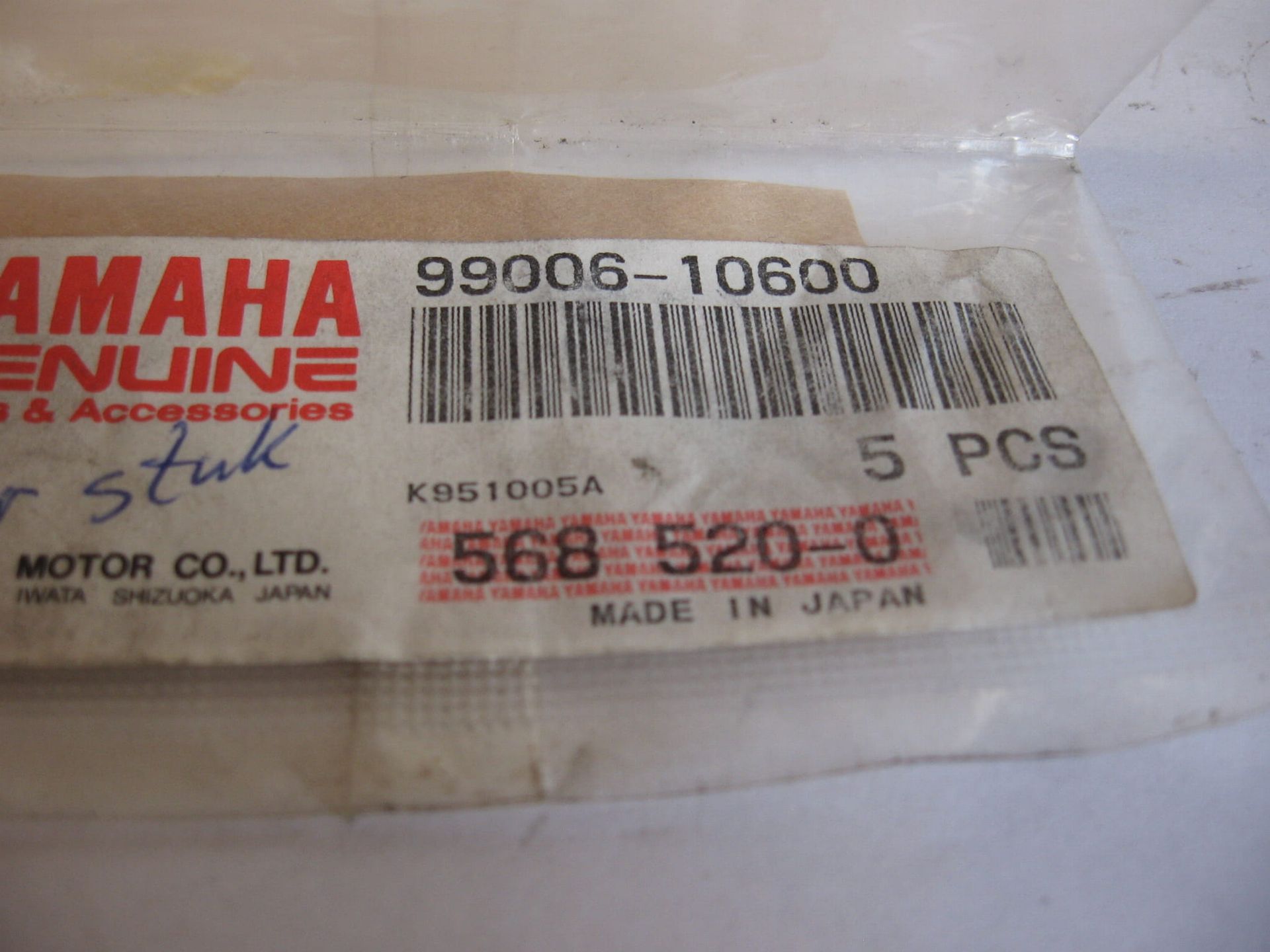 5 stuks  Borgring , circlip		oem		99006-10600