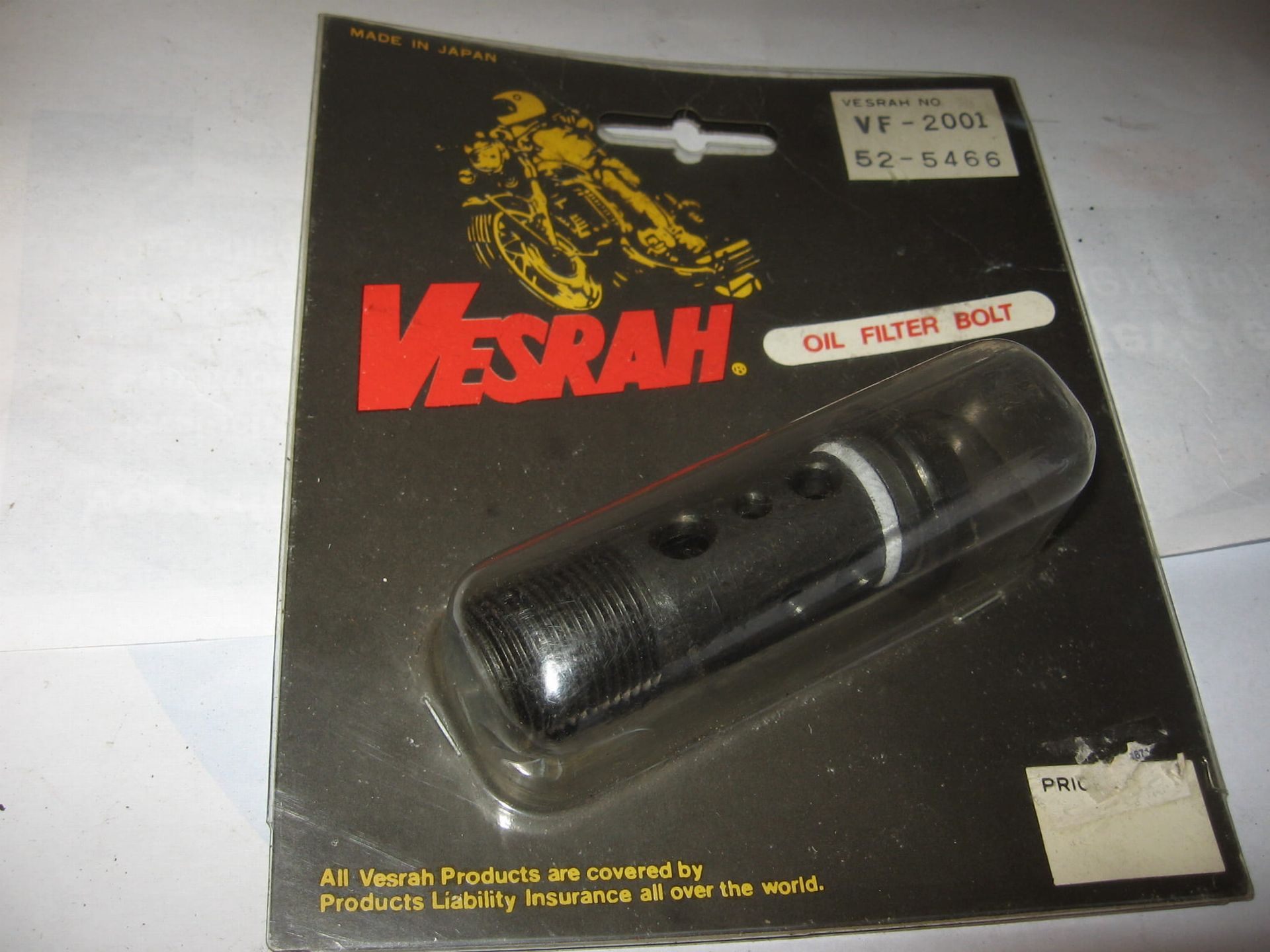 oliefilterbout 	Xs1100lg 80- , lh 81 xs750 77-79	vesrah	vf-2001	90401-20041 , 1J7-13340-00