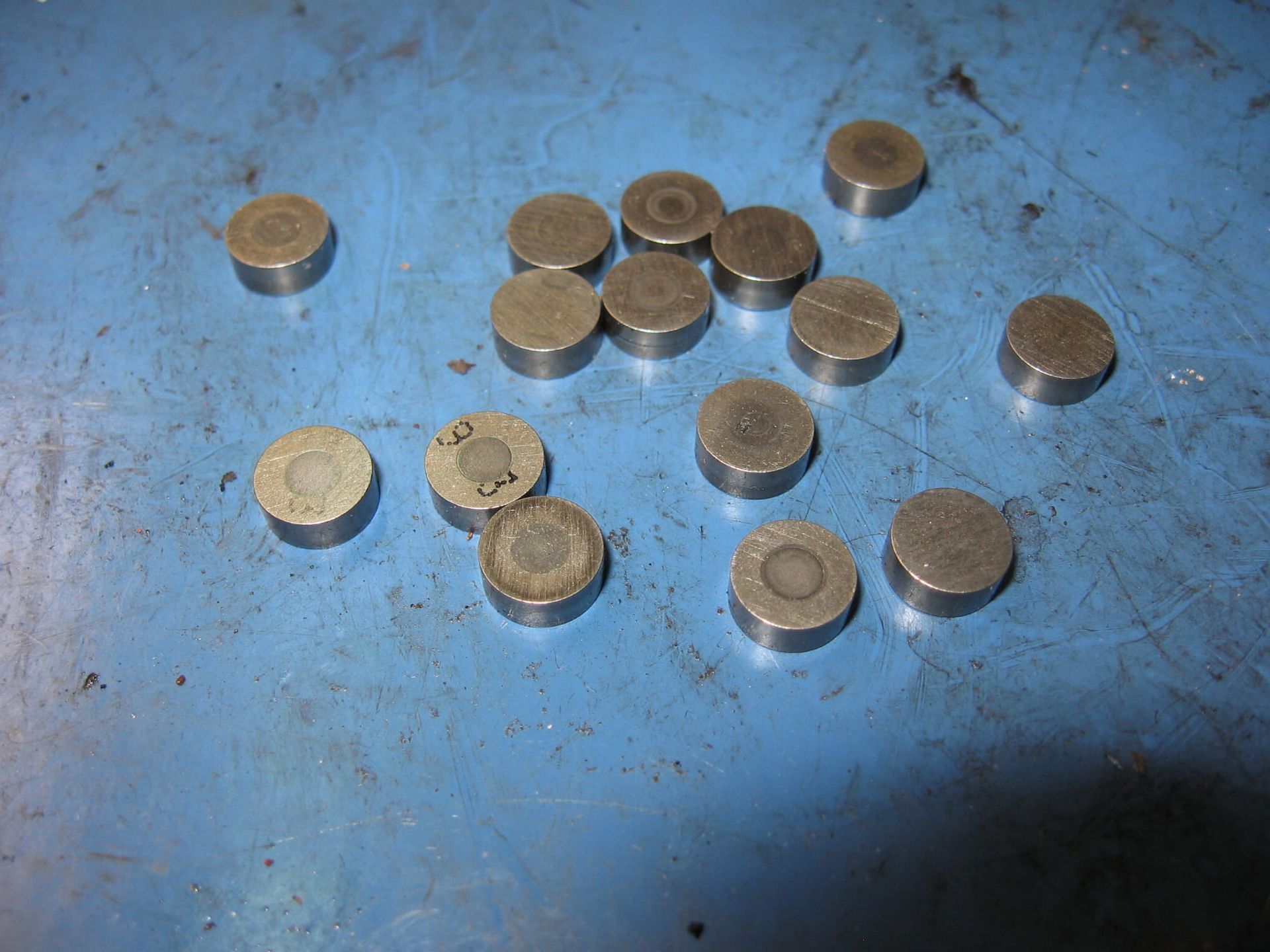 gebruikt Klepstelplaatje , shim D 7,48mm -dik 182