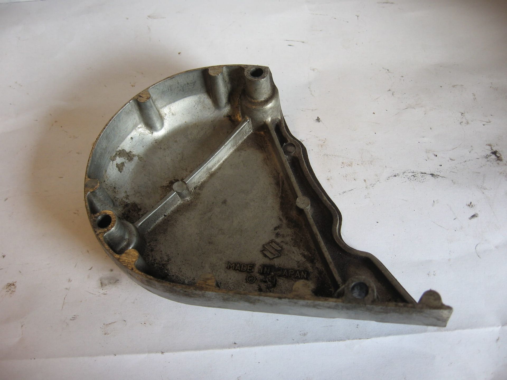 blokdeksel links , deksel afstelling koppeling bediening // gs750 1977-79, 11387-45000 (2)