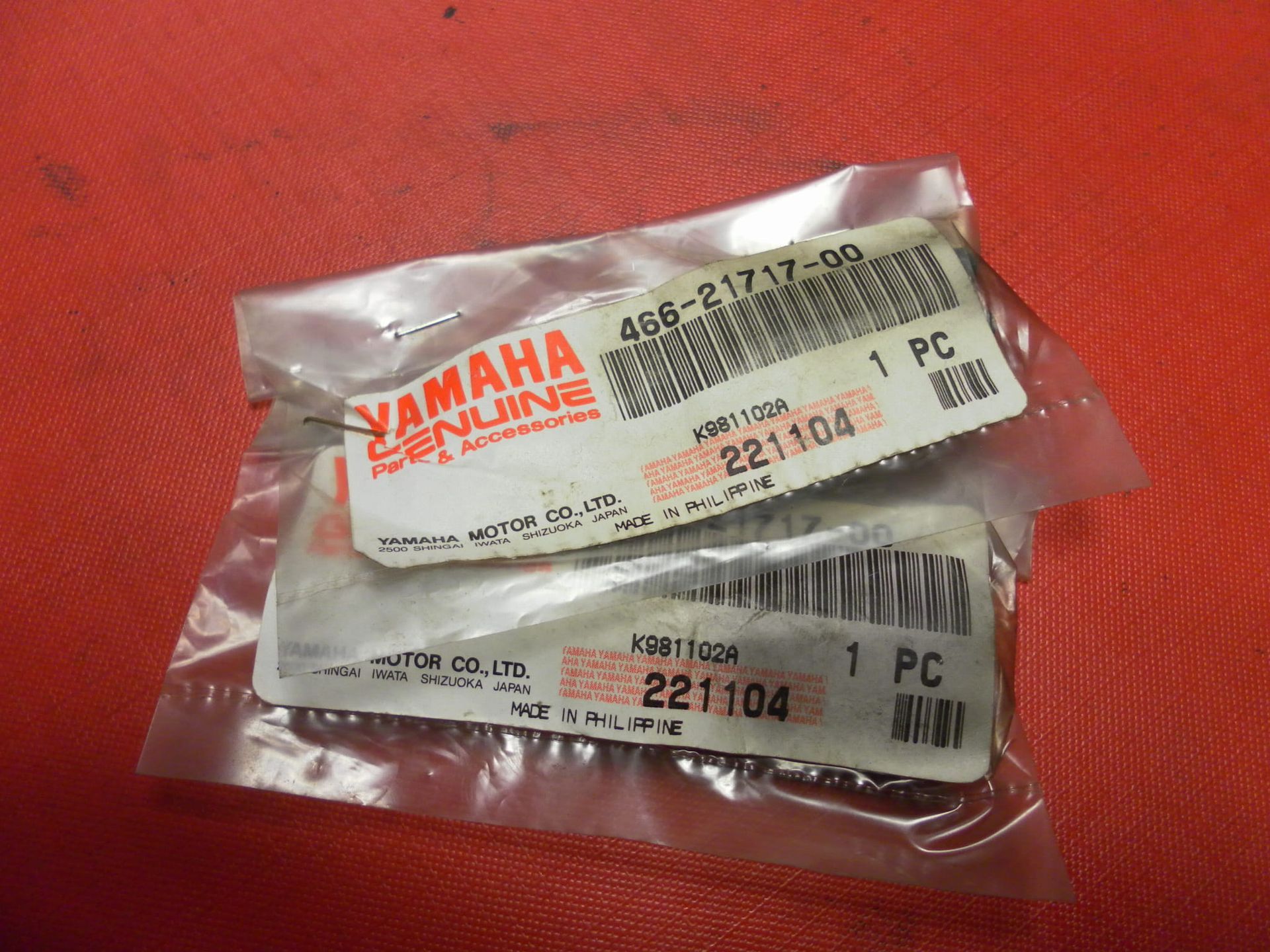2x rubber	damper side cover 			466-21717-00 . o.a xv1100 xv750