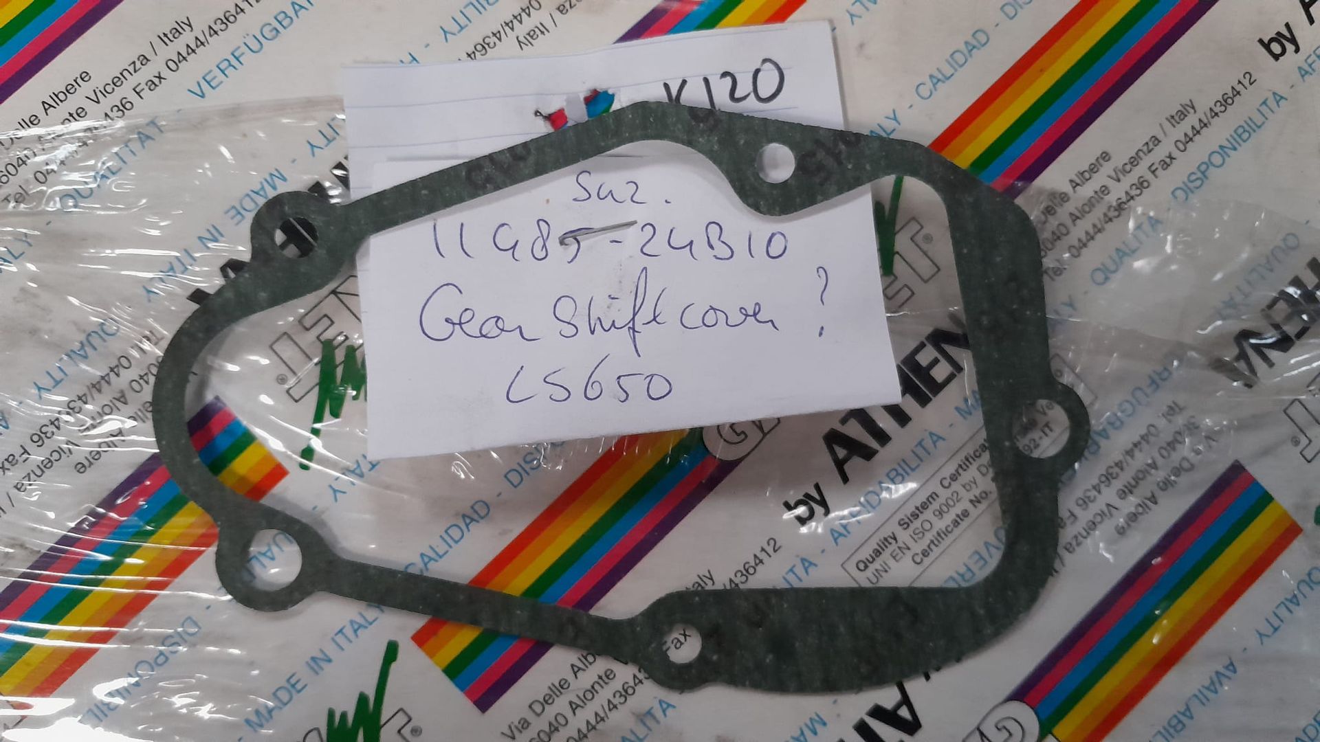 pakking gearschift cover ls650	athena			vervangend voor 11485-24b10