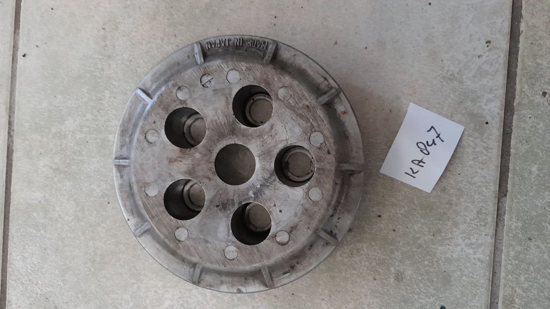 clutch operating plate . Buitenste plaat koppelingshuis	kz305	13187-1018