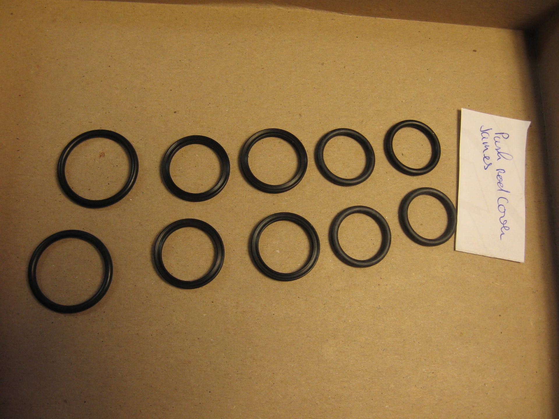 set o-ringen pushrodcovers , 4x,11118 , 4x, 11132 , (2x)11133 , ( James)