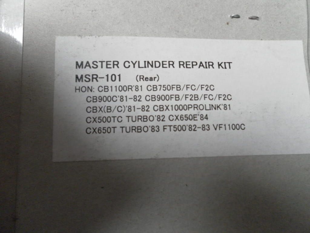reparatiekit hoofdremcilinder achterrem 	Msr-101