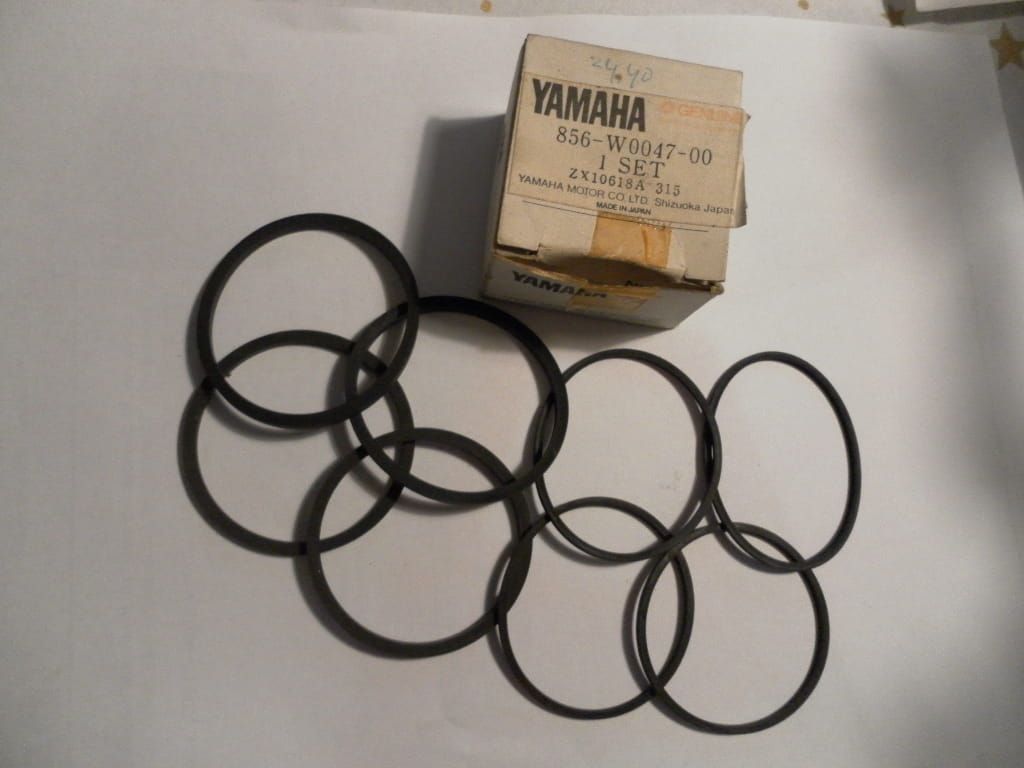 2x set remzuiger afdichting , caliper rebuilt kit – zonder klein o-ring	xs650 tx500 tz350 rd400	oem	( voor 4 zuigers)	856-W0047-00