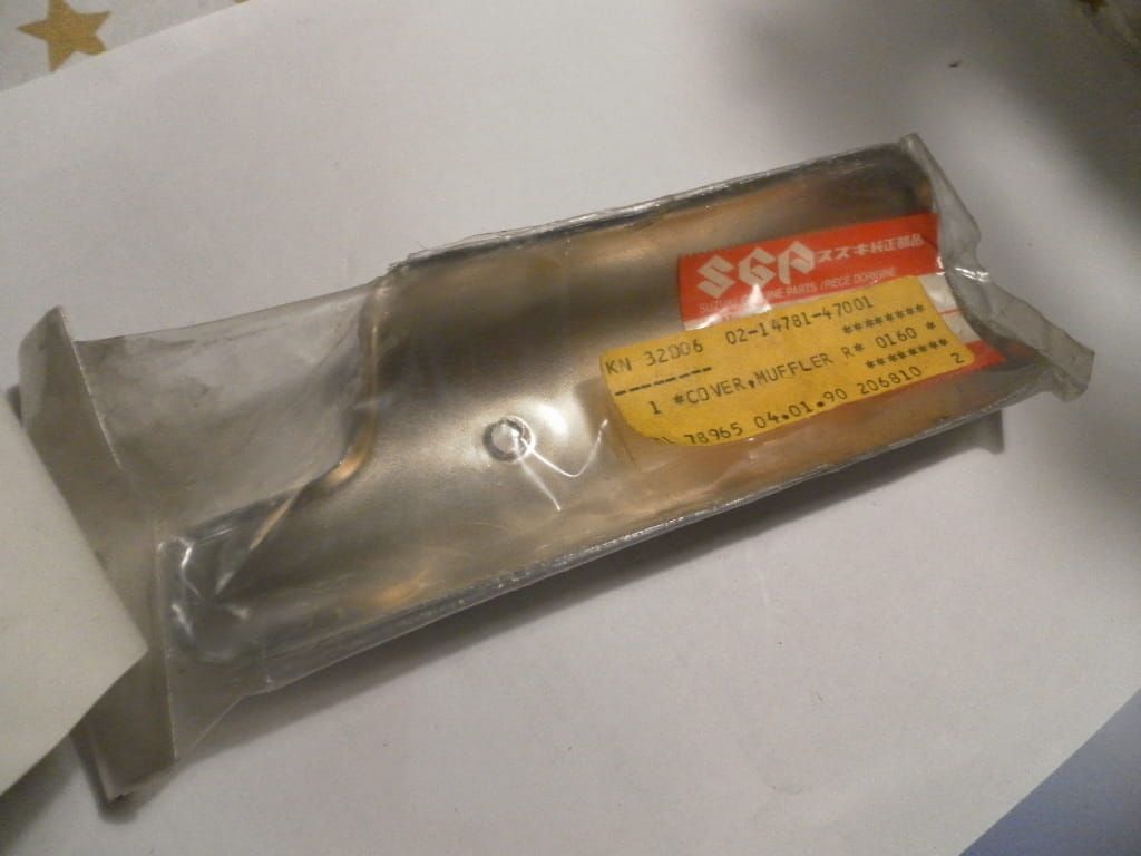 hitteschilt uitlaat	gs550  	oem		14781-47001