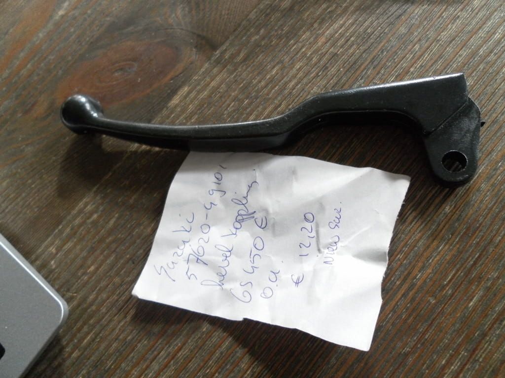 koppelingshevel 	suzuki	vervangend 		57620-49101 , gs , sp ,