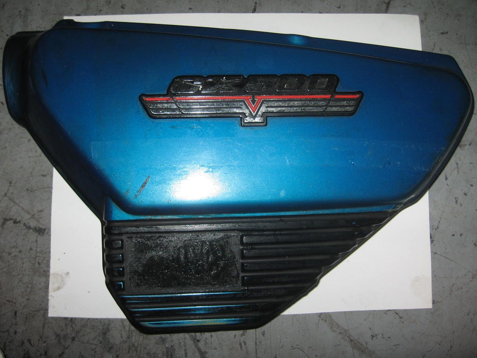 zijkap links blauw -- cx 500 , 83600-415-000