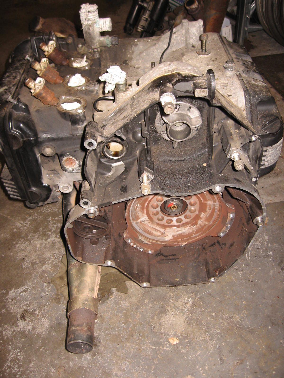 motorblok met uitlaatbochten	K75rt 1992