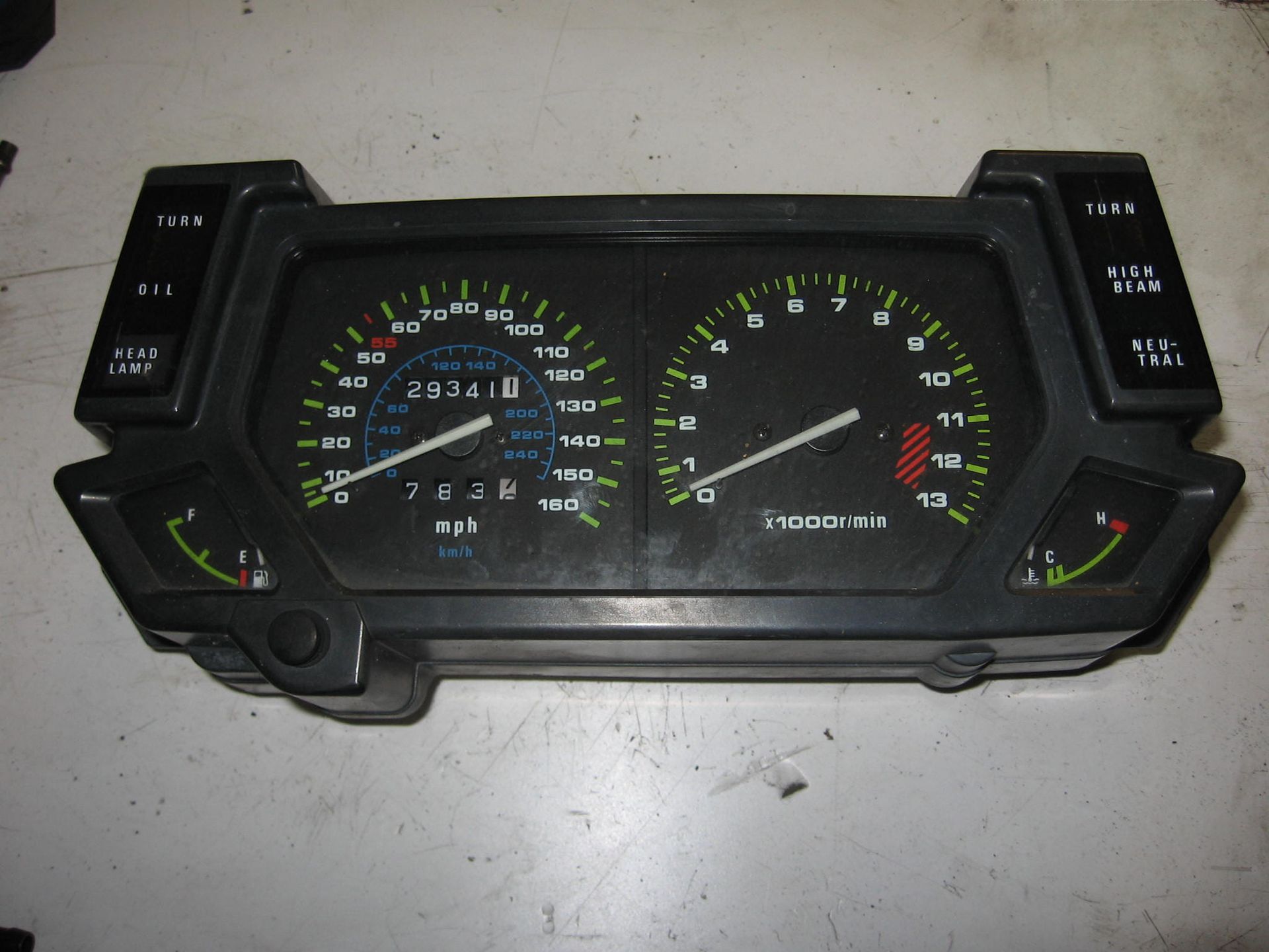 Tellerset , 29341 mile	 //  gpx600r 1988-1993		25001-1685