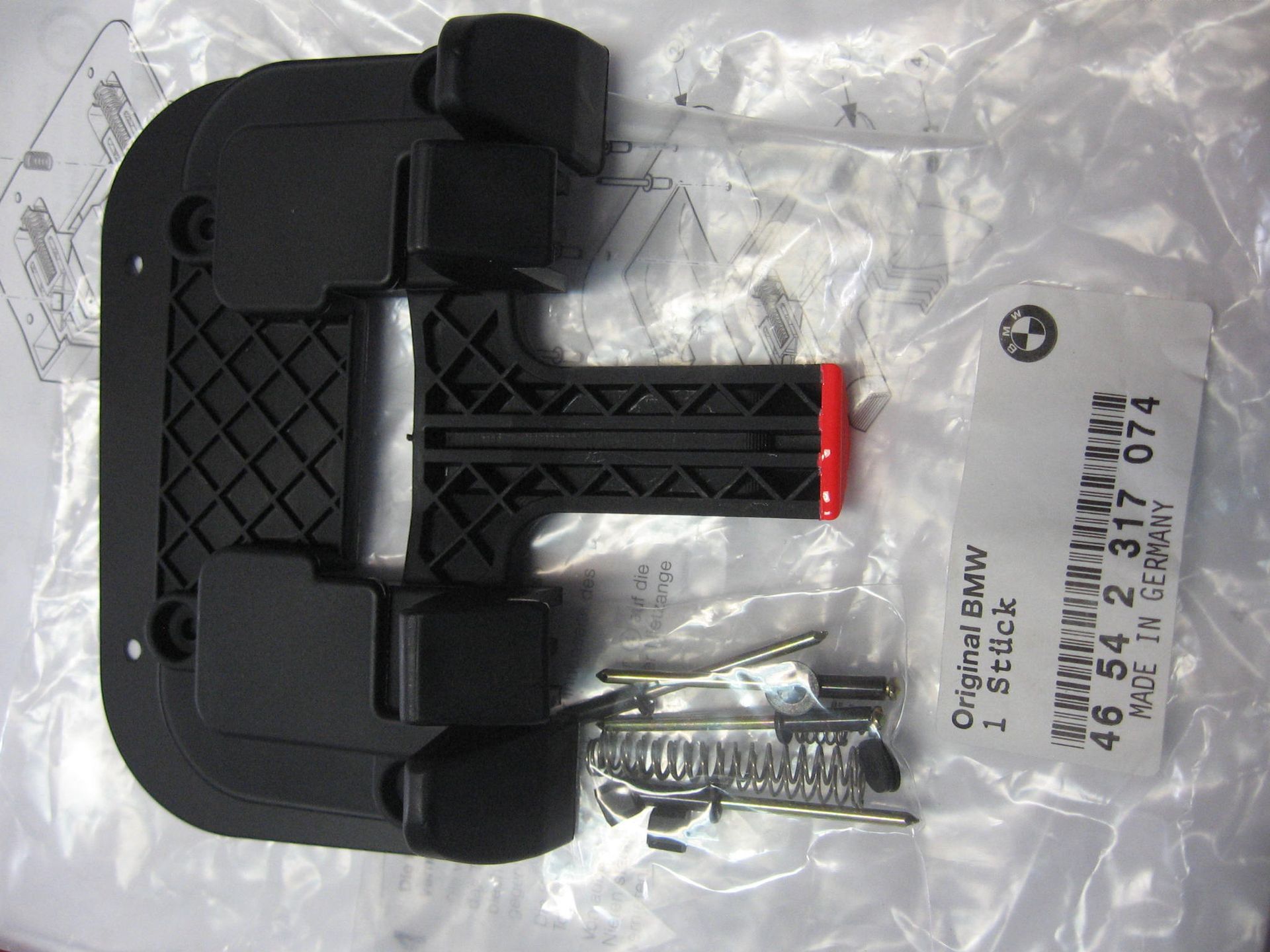 kofferslot -- r1100rs rt 1993-2001  r850rt bj ?	oem	bmw 	,46 54 2 317 074	,46542317074