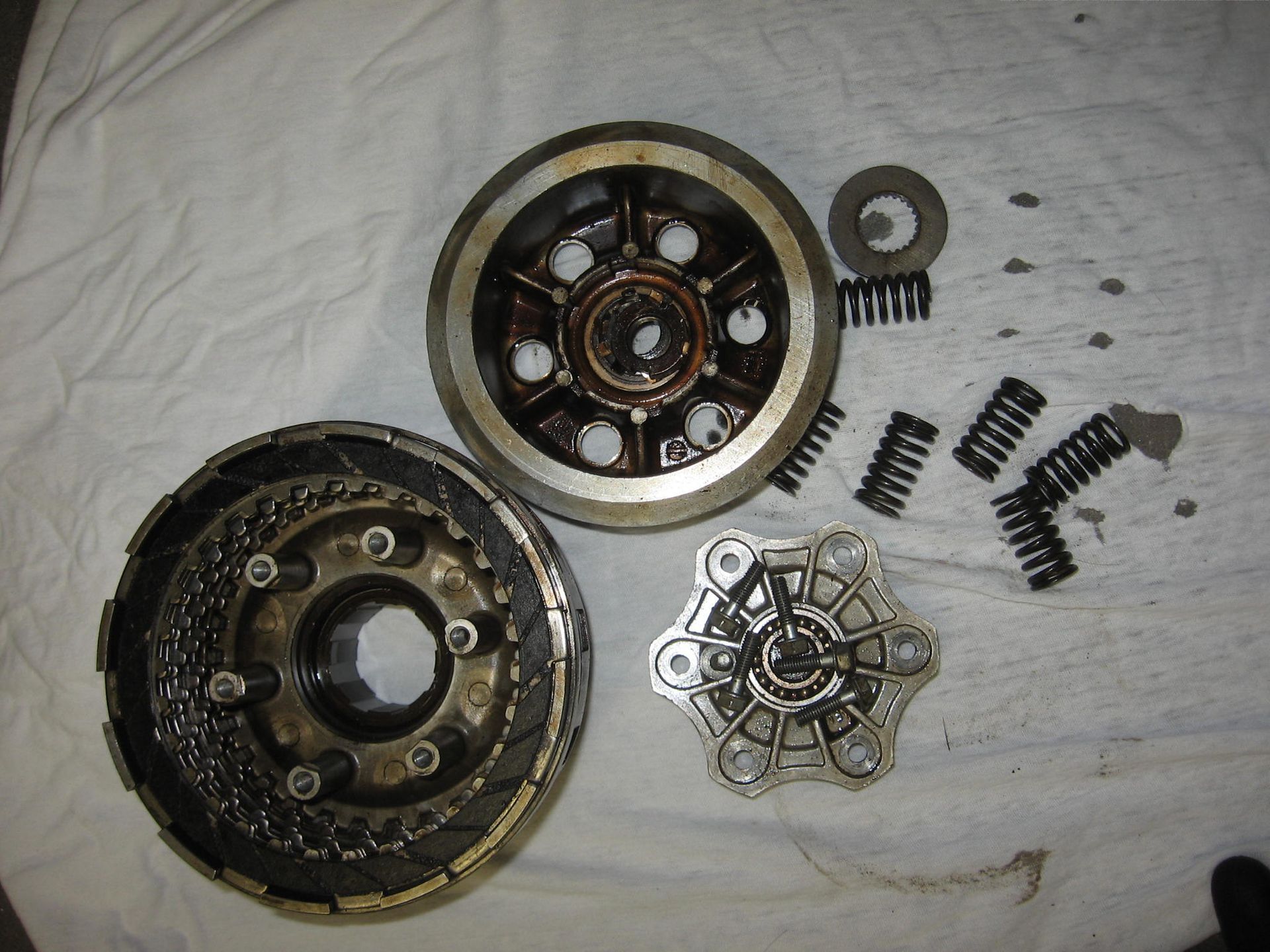 koppelingshuis kompleet // GL1000  1976-79		22100-371-020+22120-371-020 +22350-371-020 +22360-371-020 +