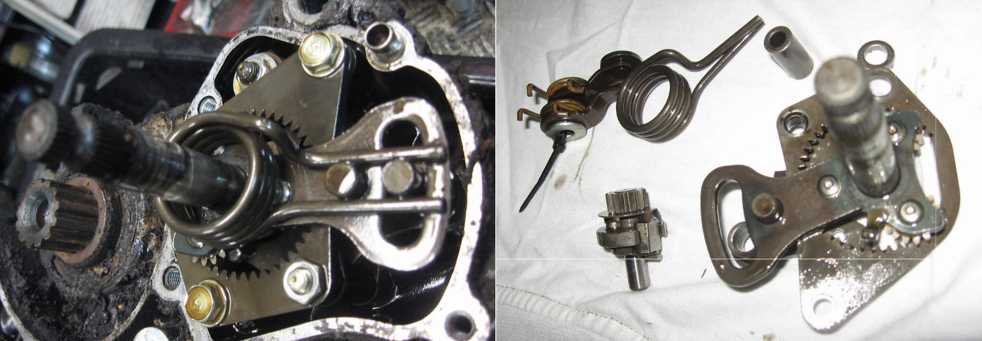 Schakelmechanisme , schakelarm	Vtr250 1988-90  	24450-ke7-000 + 24610-ke8-020 + 24321-ml7-000