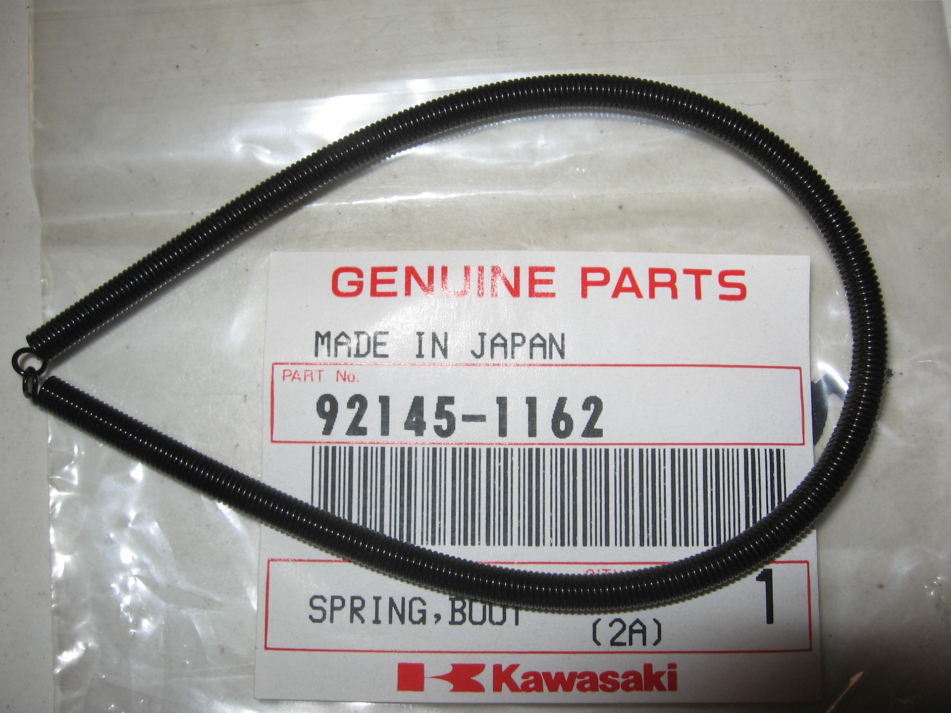 boot spring ( veerklem) voor  cardan rubber // vn1500		oem		92145-1162