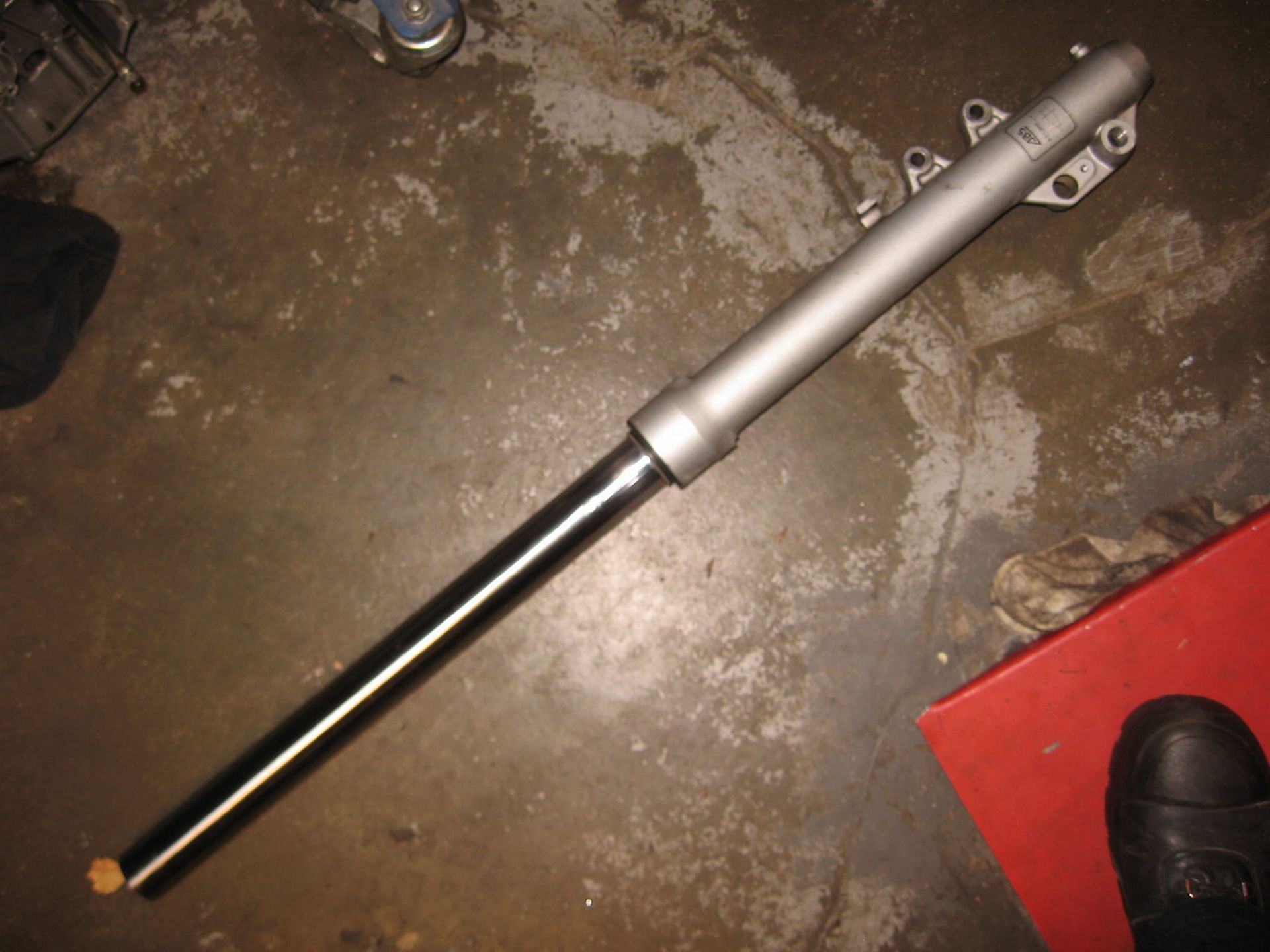 linker voorpoot , F650gs 99-08 met abs	31427676381	31427658891