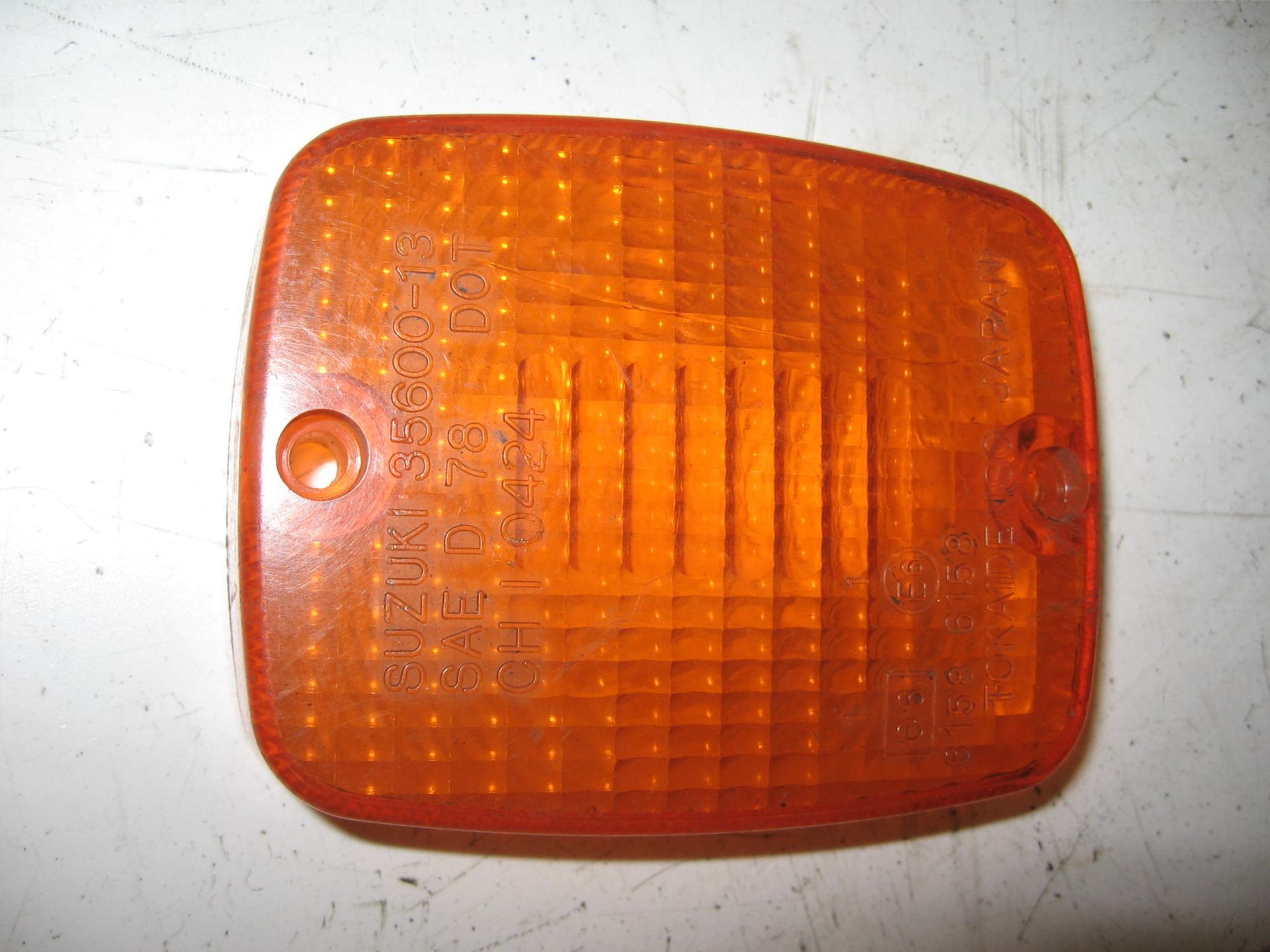 knipperlicht glaasje // 	gs450 gs750 gs1100 gs650	35612-49231