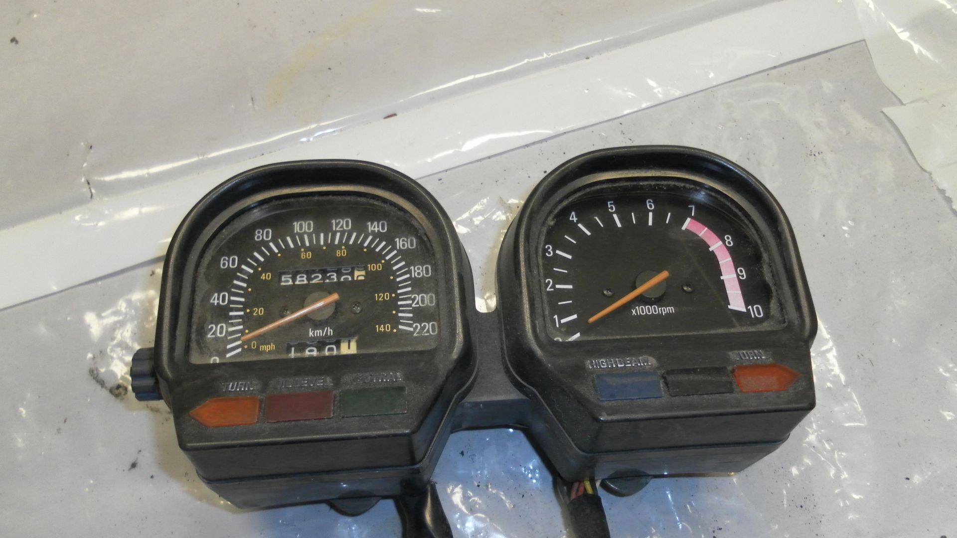 tellerset xv750se km/h , 58239km		4X7-83559-A0 	4X7-83507-00 , 4X7-83508-00