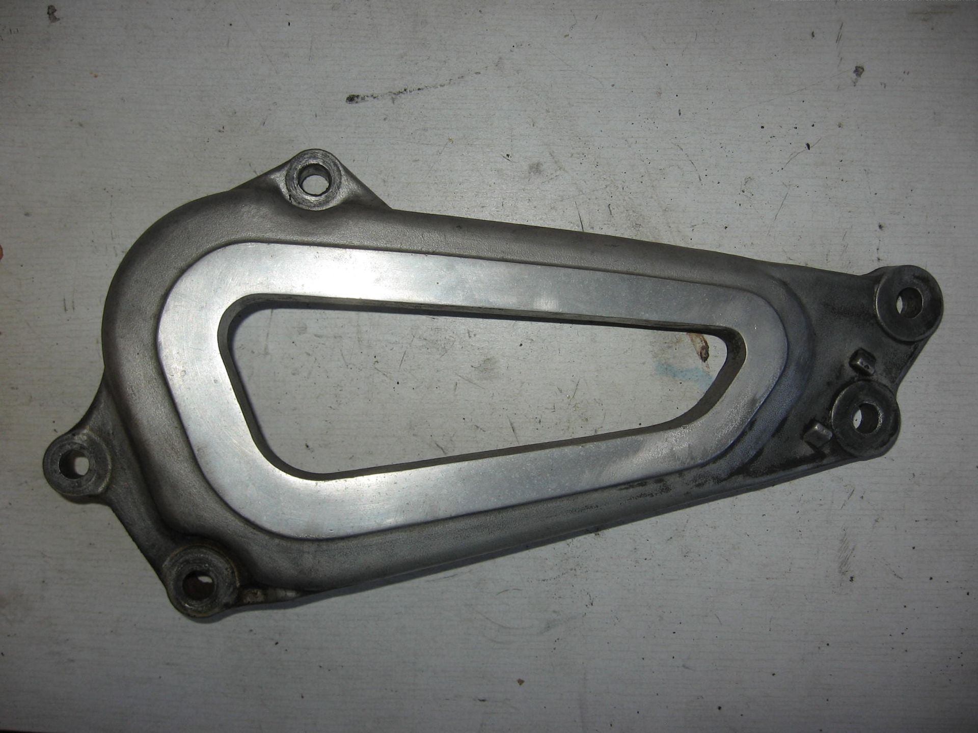 schetsplaat voetsteun  links	xv750se xv750 81-83	4x7-27442