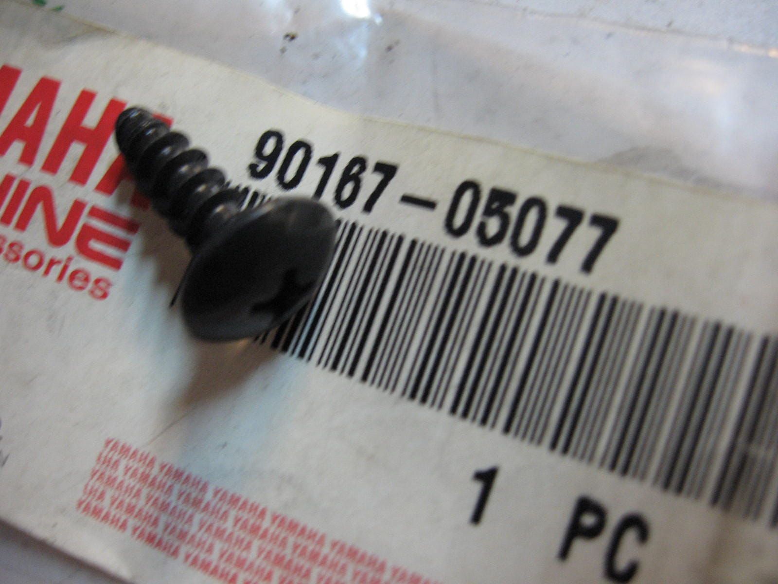 4x kruiskop schroef bolkop 		oem	90167-05077