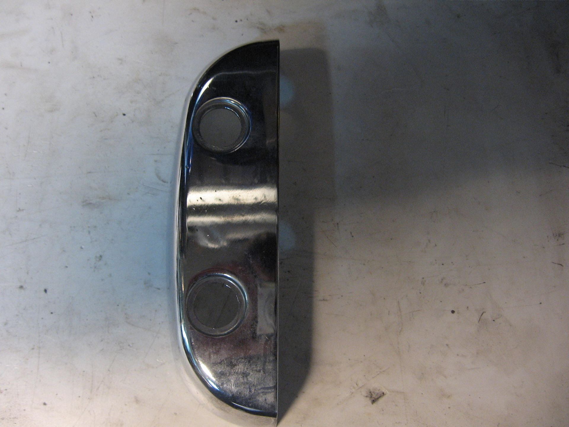 cover chroom klepdeksel links voor-- vs700 / vs750 / vs800 - 1986-2009 11171-38A02