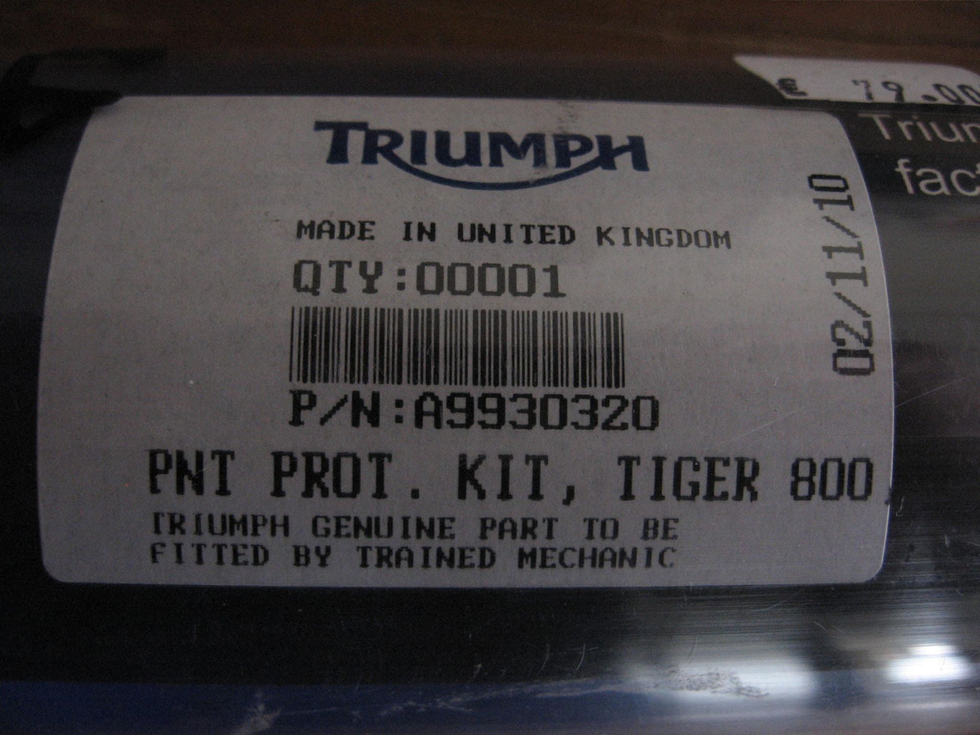 paint protectionkit // tiger 800 tiger800xc 2011-2013				A9930320 (2)