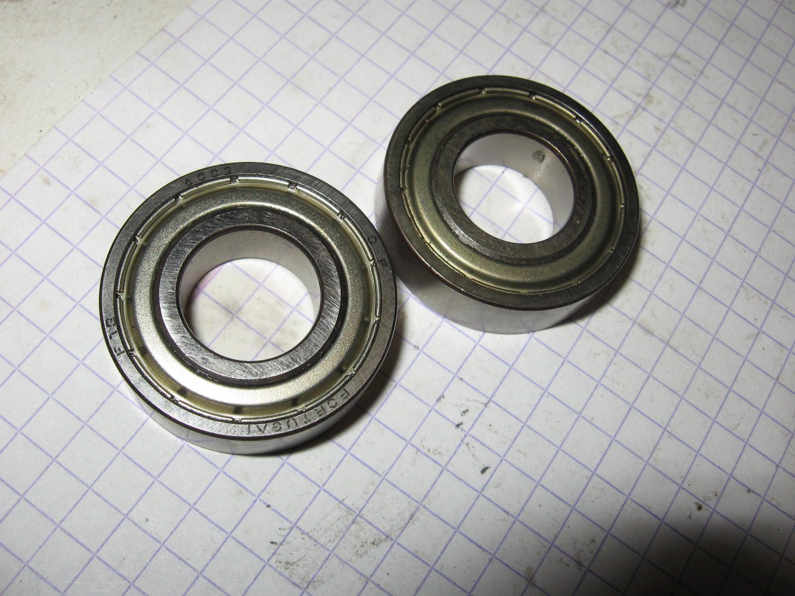 2x kogellager		6002 2Z	fag