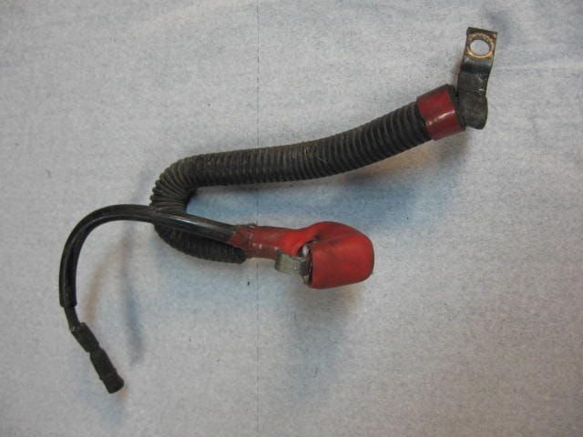 kabel (plus) tussen startrelais- Accu -- cmx250c 1985-86 , 32401-KR3-670