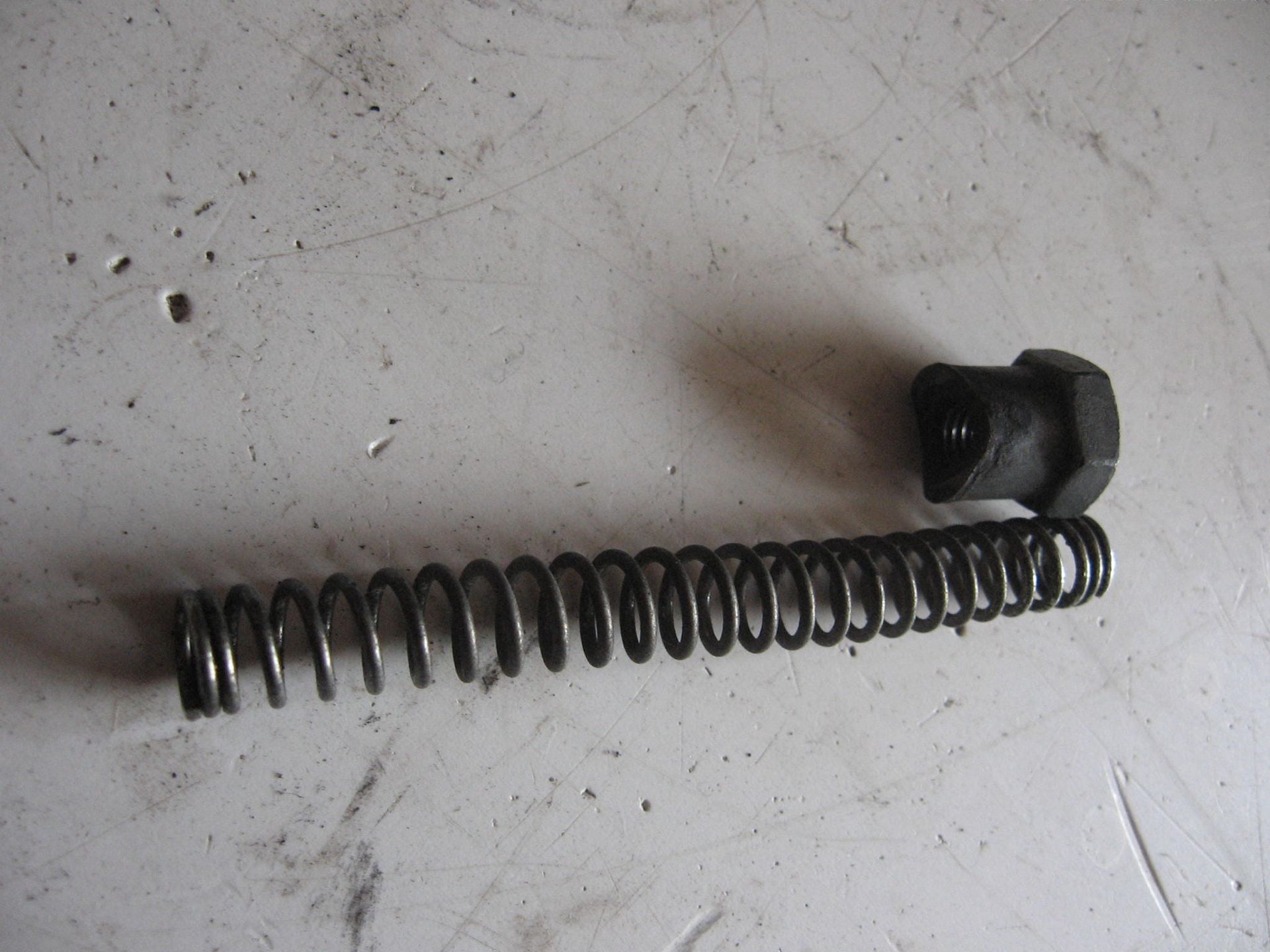 Veer + moer remstang /trommel achterrem		95014-73100+95015-42000