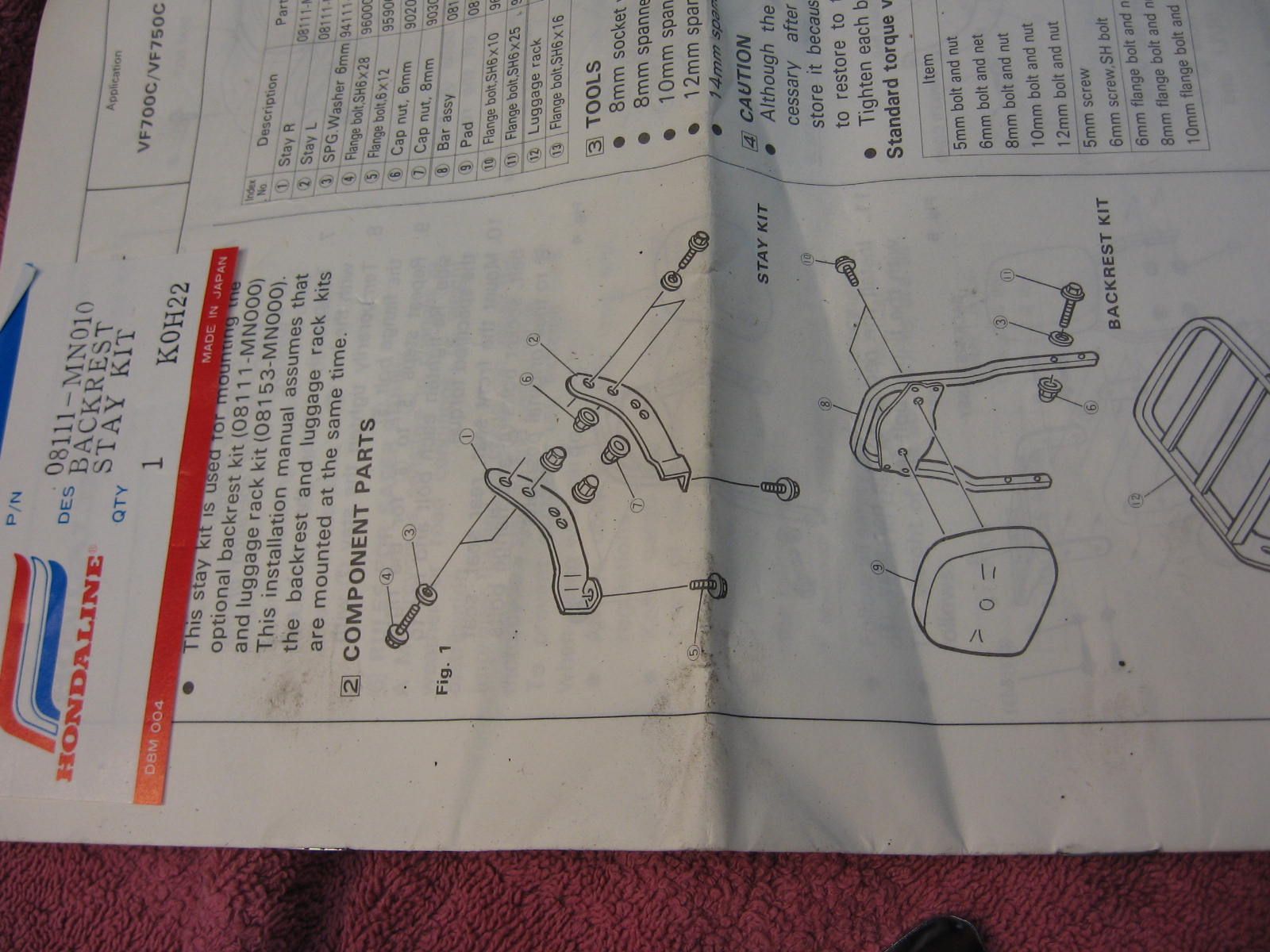 bevestiging rugsteun	vf700c vf750c 1986 , nmlb	oem		08111-mn0-10