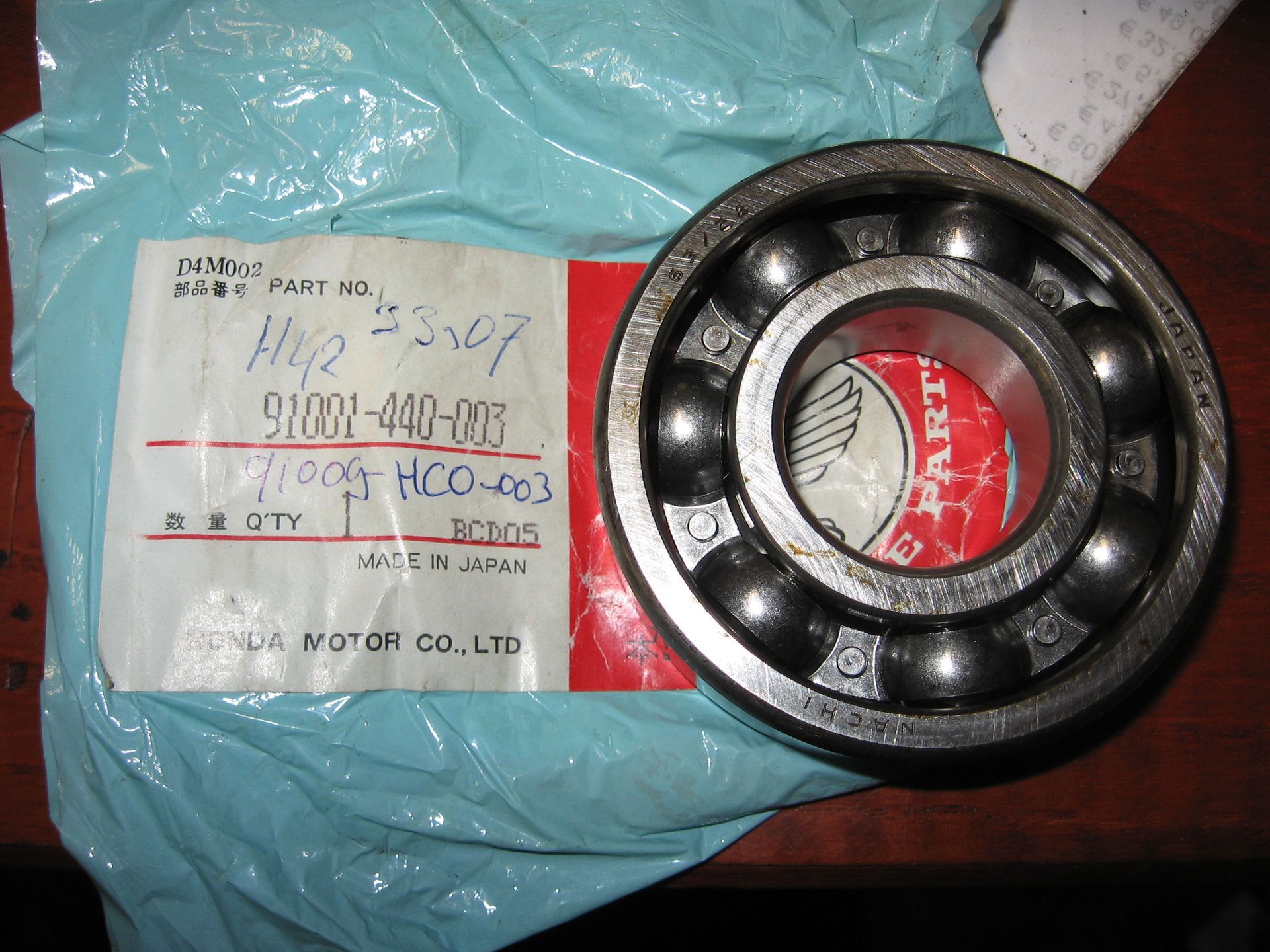 kogellager	krukaslager		nachi	63/28	91001-440-003	91001-ky7-003 –91009-hc0-003>