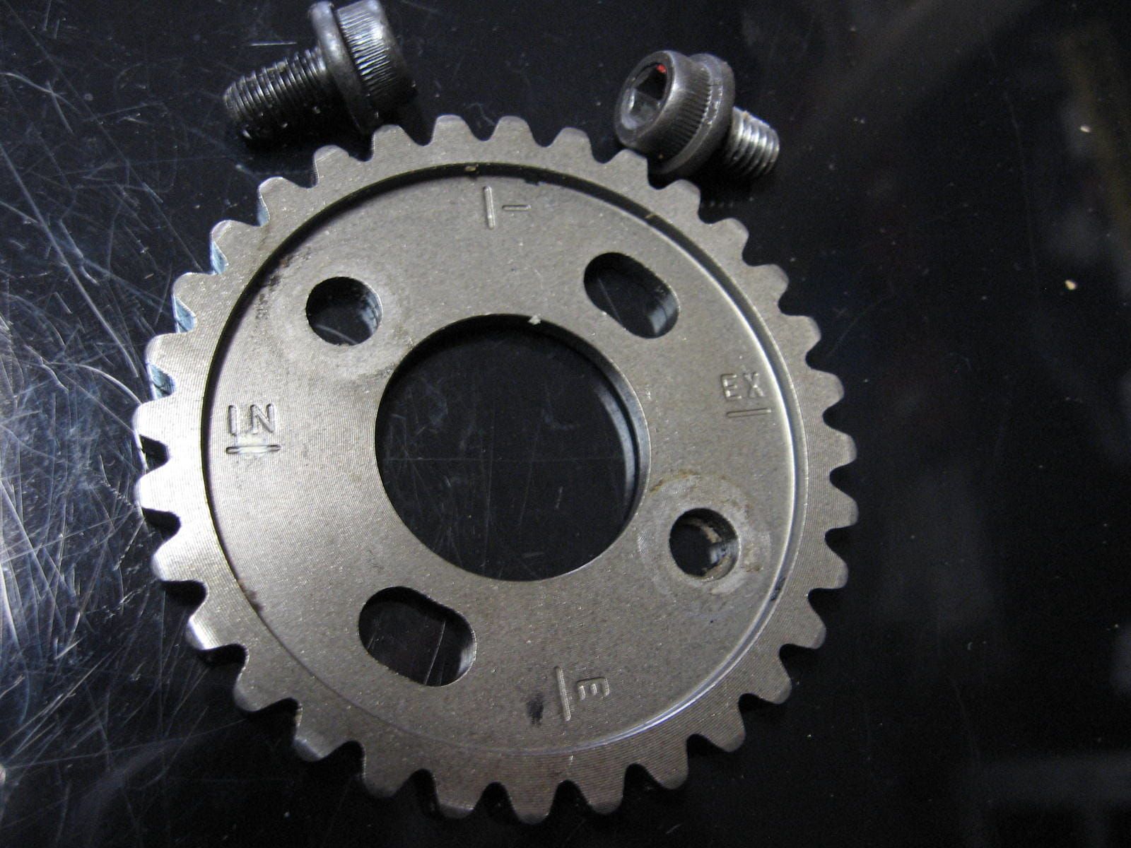 nokkenaskettingwiel op nokkenas	zx-6r 2003-04 , zx-6rr 2003-05	 , 12046-0016