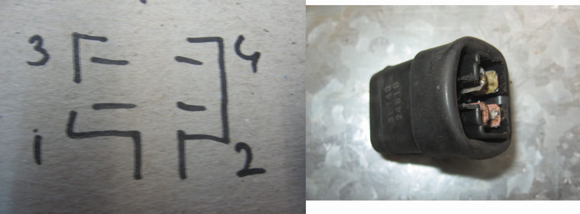 relais maak 1-3 , zijstand / relais benzine pomp	Gn250 , sv650 2003-2008 (pomp ,vz800 (koplamp	38740-24b10	38740-24b00 , 38740-24x50