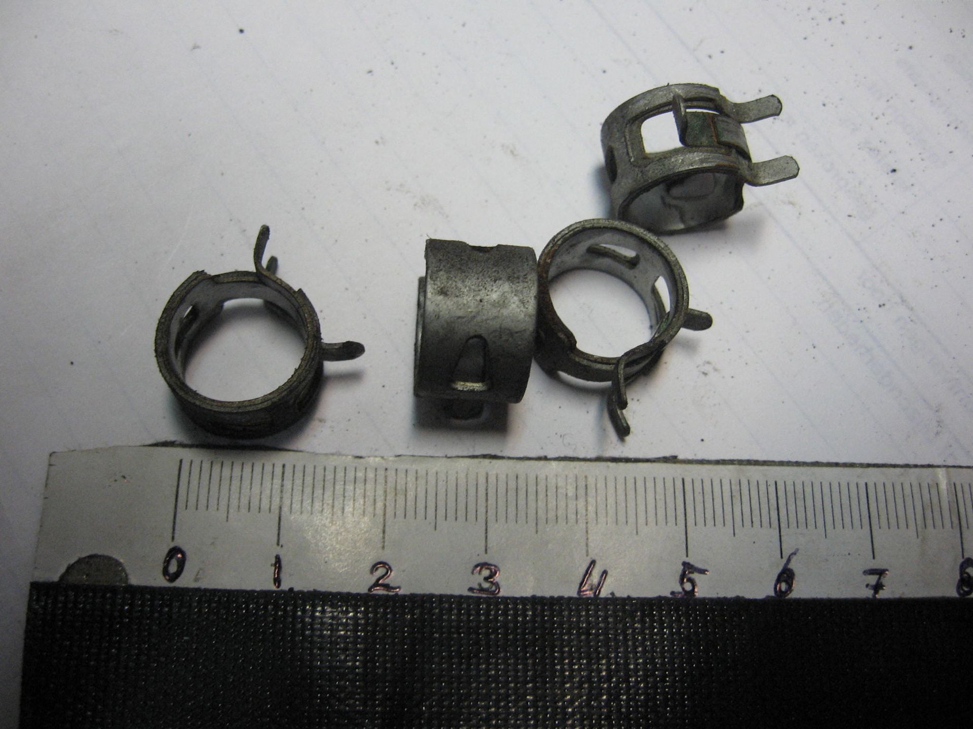 4 stuks klem slang koeling ( clamp D12 ) 12,5 mm// gl1500 1988-2000		91405-PD1-004