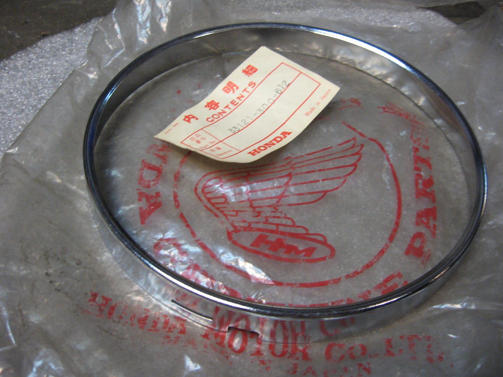 Koplamprand  binnenring - cb500 cb550 cb750 	stanley HM-13M-S	oem		33121-300-672