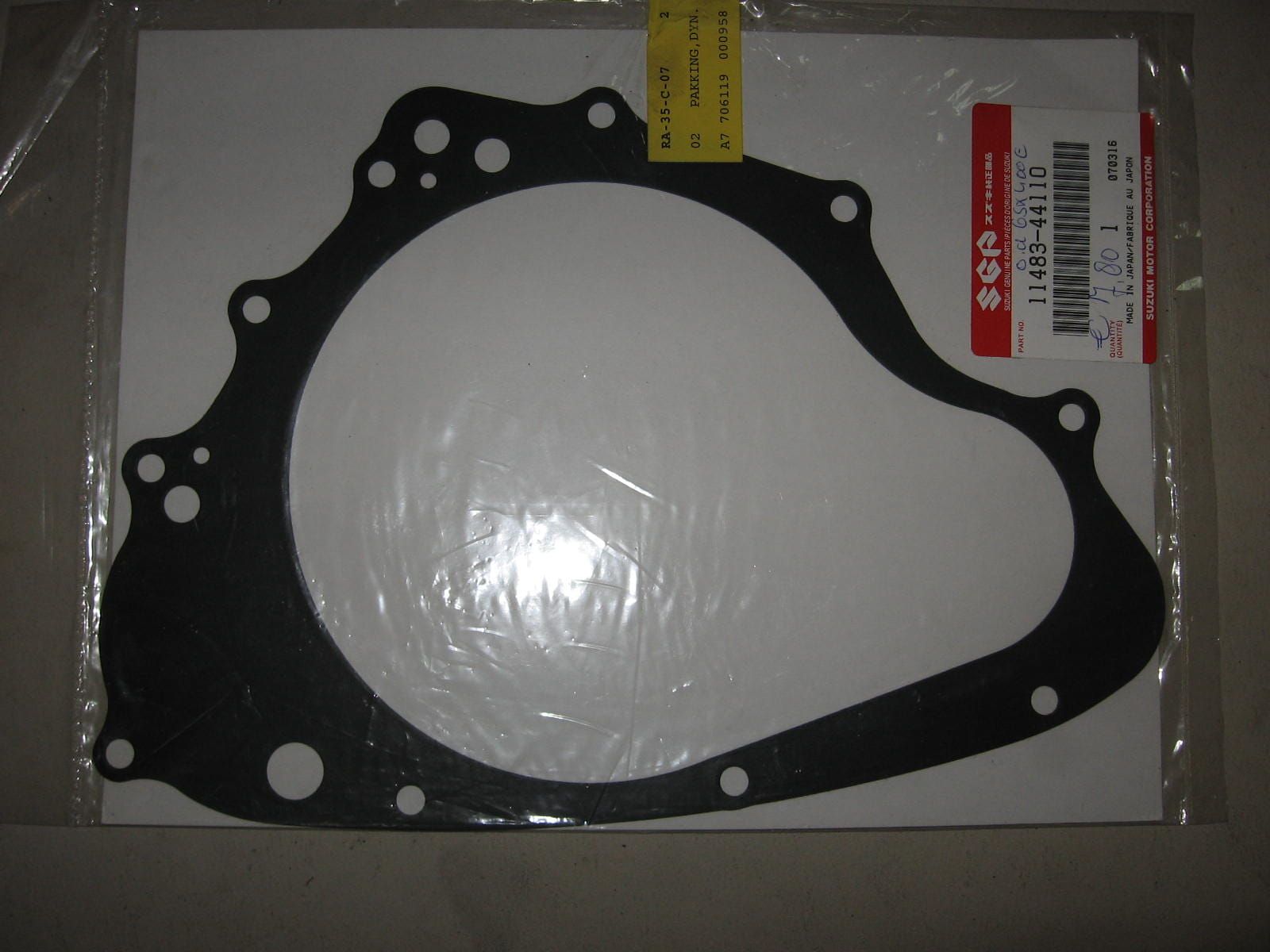 dynamodeksel pakking // gs450 gsx400e		oem		11483-44110