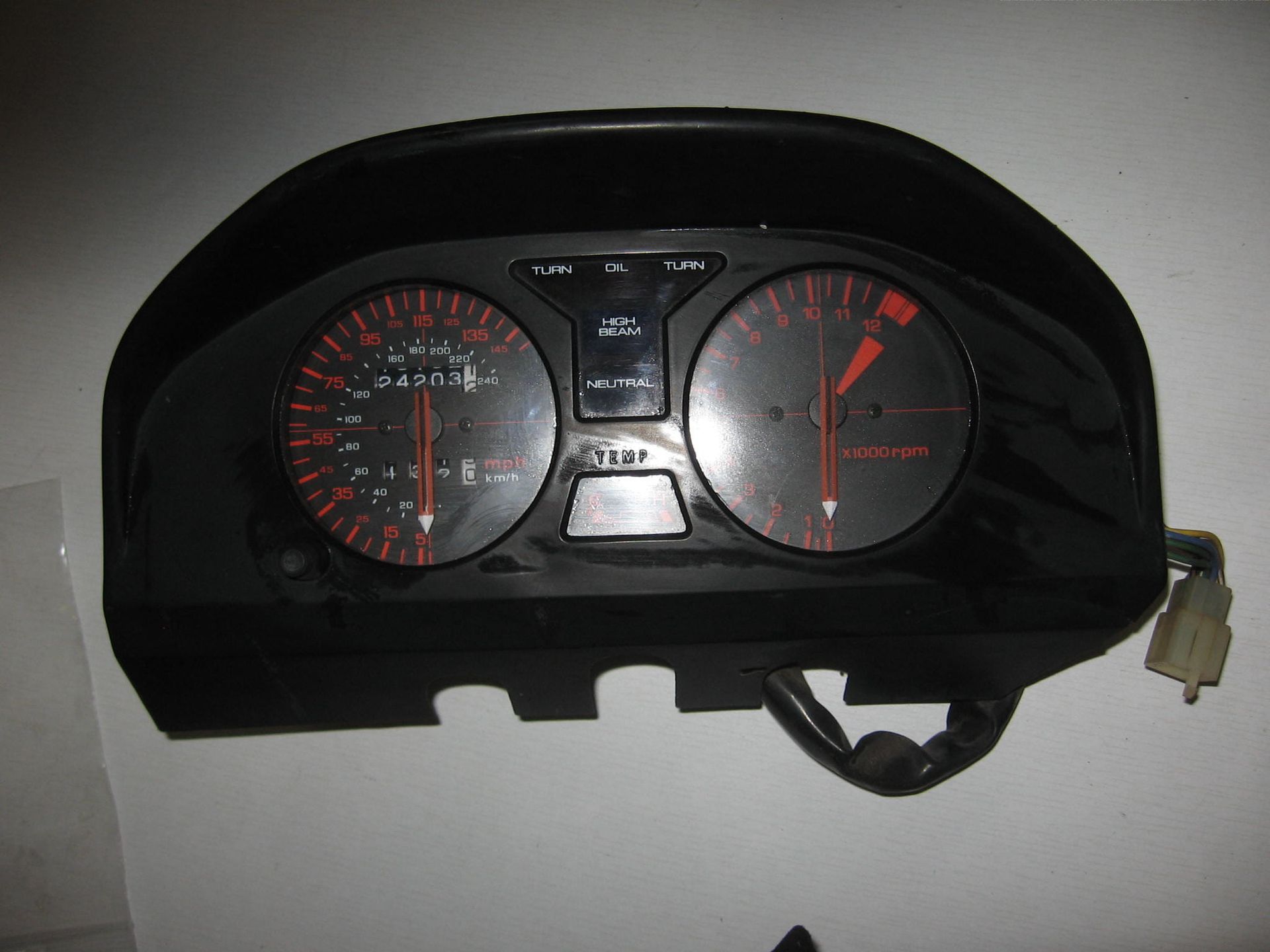 Tellerset / mile+ km/h , 24203mile/ vf500f 1985 , 37100-MF2-781	37100-MF2-782