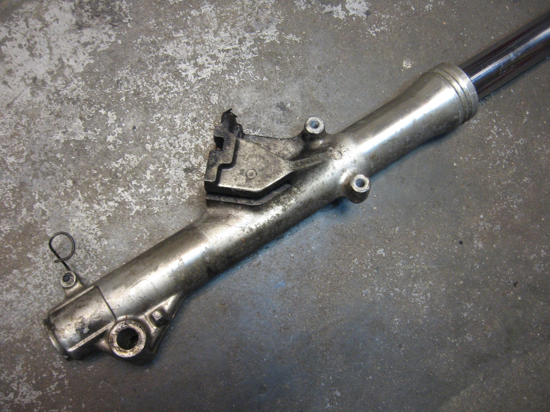 voorpoot	xv750h,j,k 81-83	4x7-23102		, 	net chroom