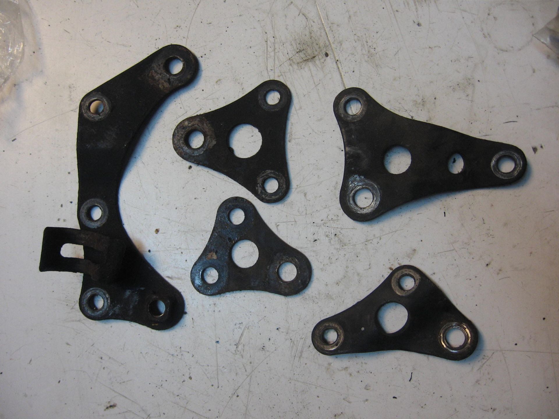Schetsplaten blok bevestiging // CBX550 F,F2 		50351-ma6-000 + 50352-ma6-000 + 50353-ma6-000 + 50354-ma6-000 + 50355-ma6-000