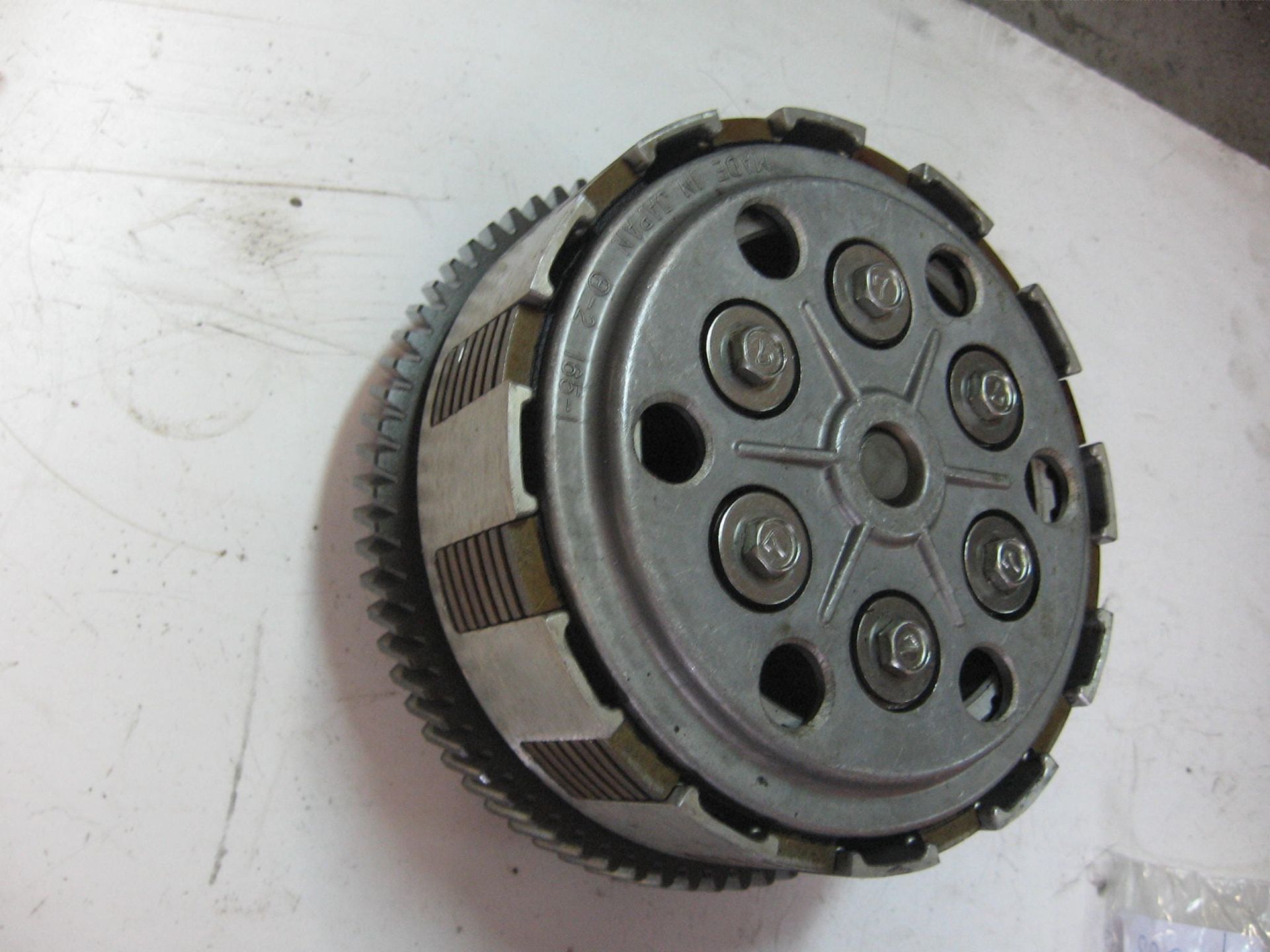 koppeling kompleet-- gs450l 1985-88		21411-44101 + 21200-44100 + 21462-16501
