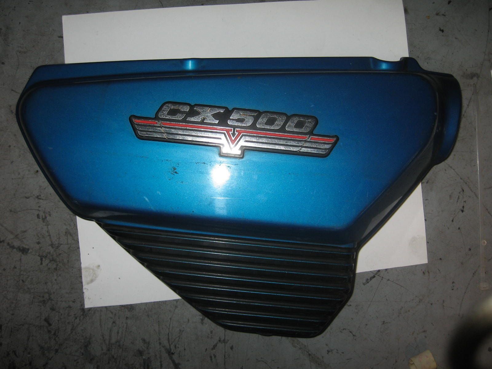 zijkap rechts blauw -- cx 500 	83600-415-000