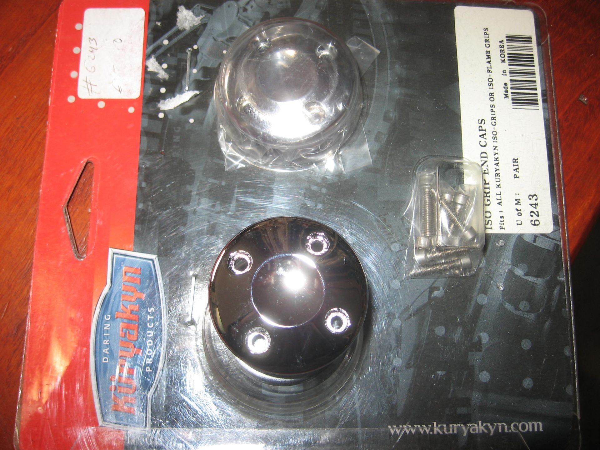 endcaps ISO-grip 		kuryakyn	6243