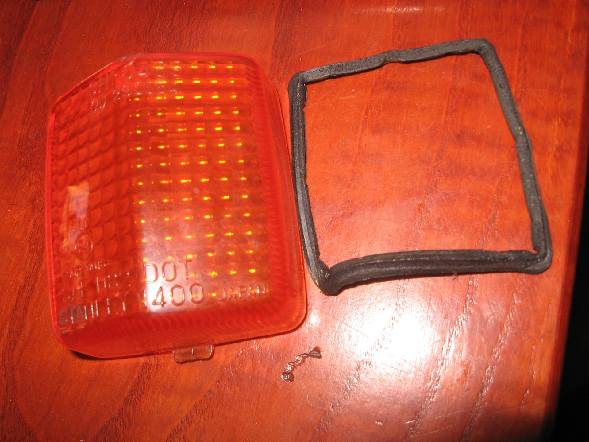 Knipperlichtglas + pakkingrand // xrv750 xr650 vtr250		33402-mg2-003 + 33407-mg2-003