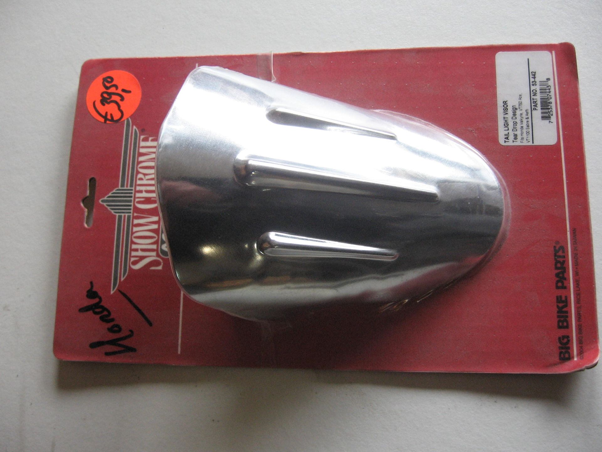chromen kap op achterlicht // vt750ace vt1100 sabre vt1100 Aero		big bike parts , show chroom 	53-442