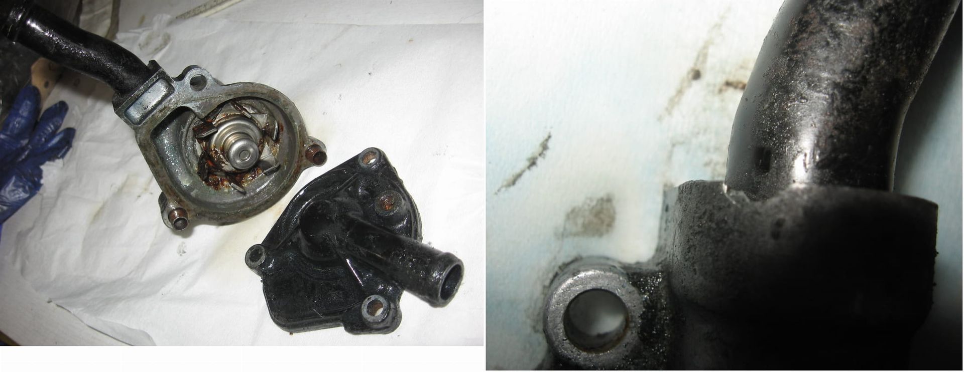 Waterpomp  88-90	Vtr250 1988-90	19221-kv0-000 + 19200-ke8-010	19200-ke8-010 , nieuwe pakking deksel nodig