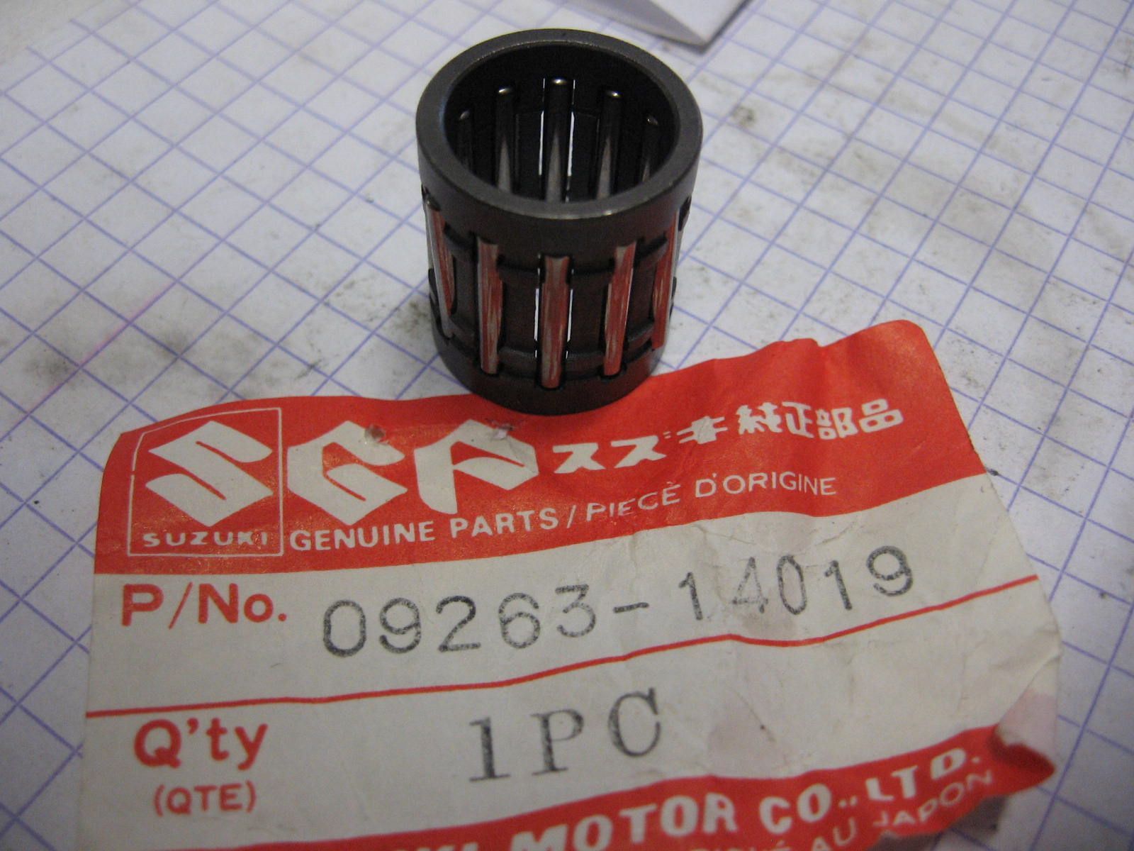 rollager pistonpen rm125 75-80 , rm100 76-81 gt 74-77 oem 09263-14019
