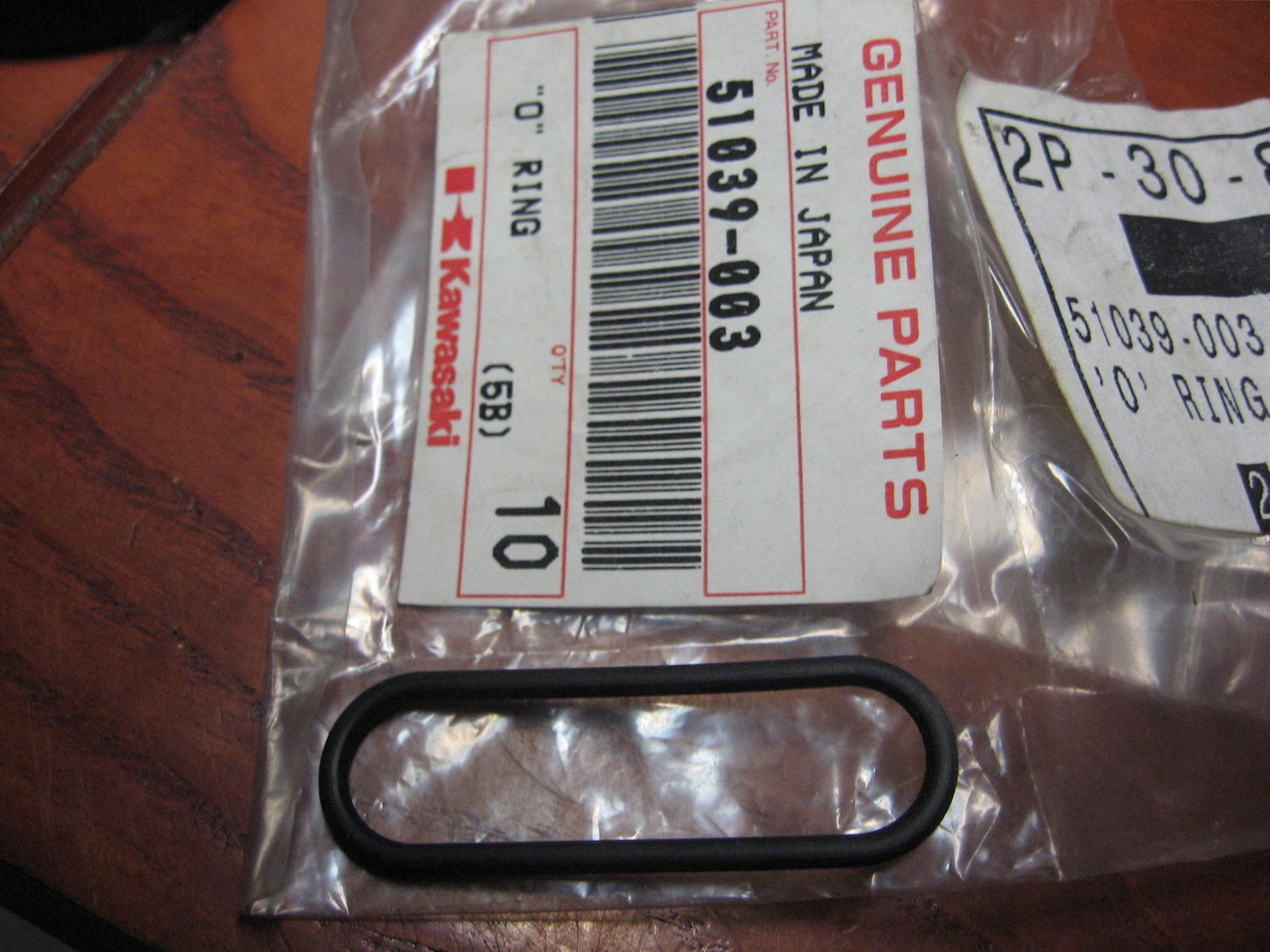 O-ring  benzinekraan  aansluiting		oem	51039-003