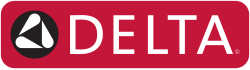 Delta logo: White